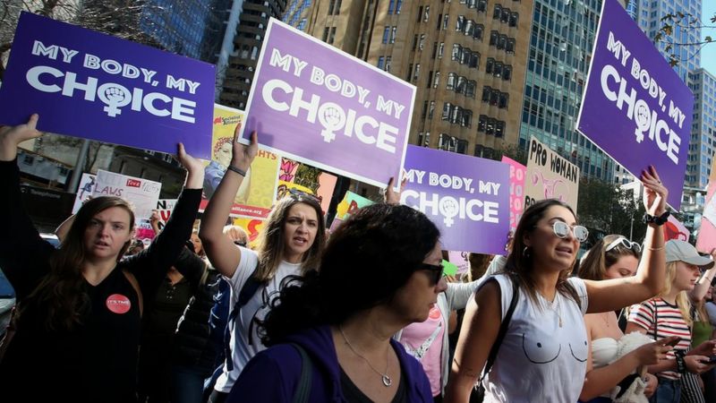 تجمع طرفداران قانونی شدن سقط جنین در ایالت نیو ساوت استرالیا